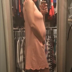 ASOS Maternity scalloped edge dress